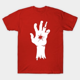 zombie hand - white vintage T-Shirt